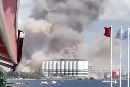 Стоп-кадр из видео очевидца