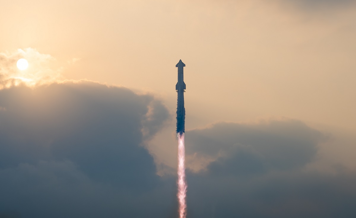 Запуск Starship. Фото SpaceX