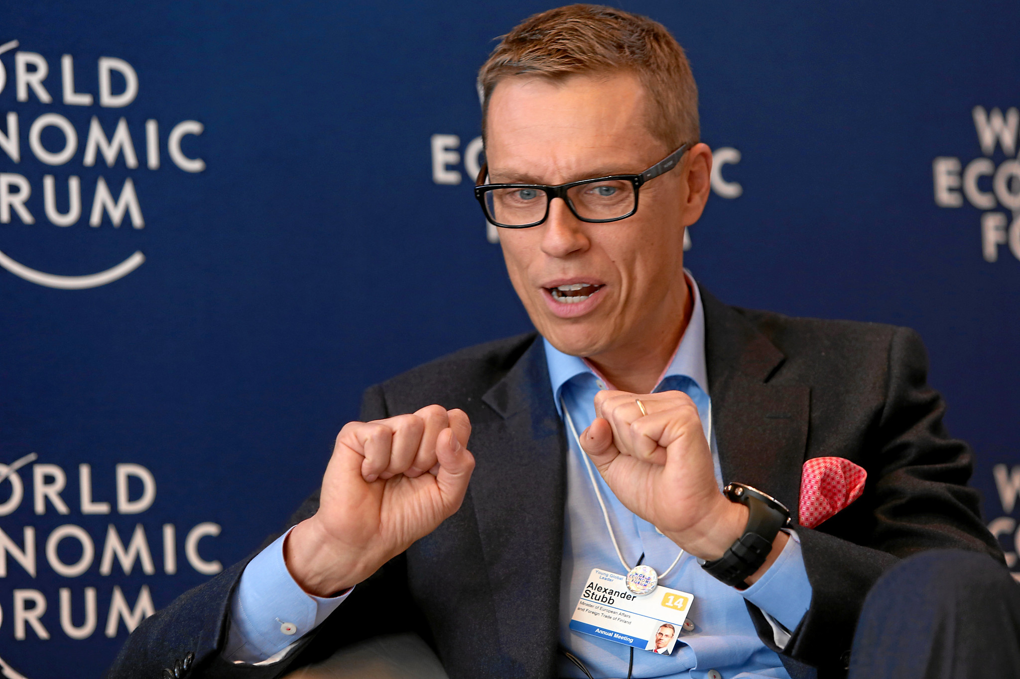 Alexander Stubb. WORLD ECONOMIC FORUM/Photo Jolanda Flubacher