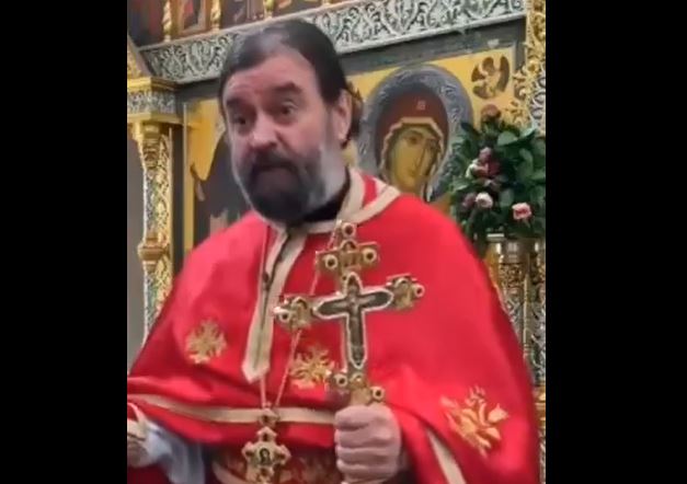 Протоиерей Андрей Ткачёв. Стоп-кадр из видео