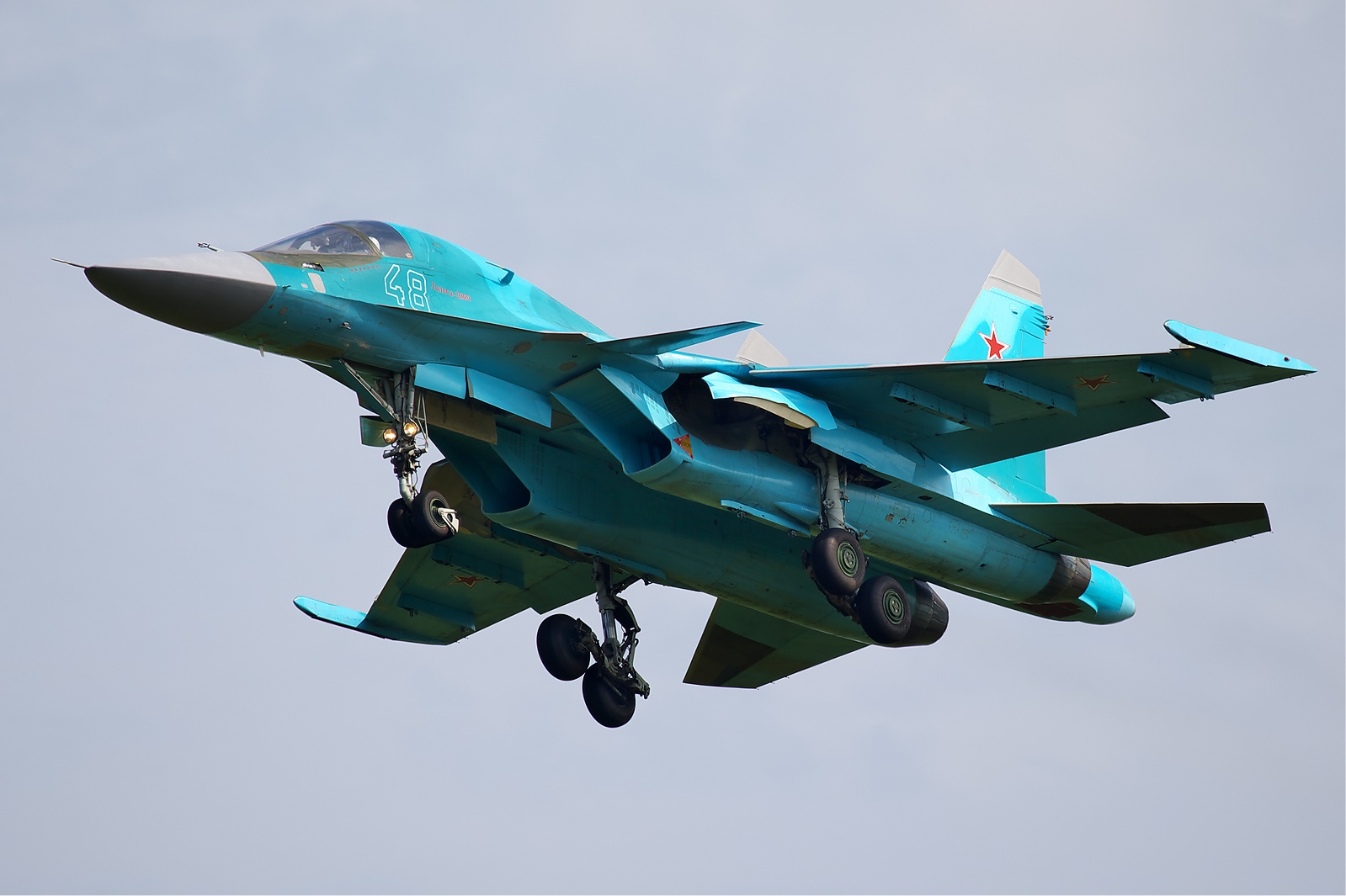 <a href="https://creativecommons.org/licenses/by-sa/3.0/deed.en">CC BY-SA 3.0</a>/Oleg Belyakov/<a href="https://commons.wikimedia.org/wiki/File:Russian_Air_Force_Sukhoi_Su-34_Belyakov_13august2011.jpg">Su-34</a>