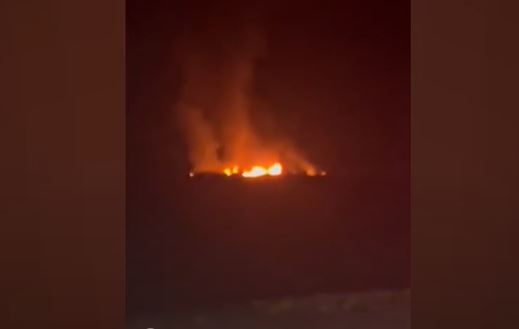 Стоп-кадр из видео очевидца