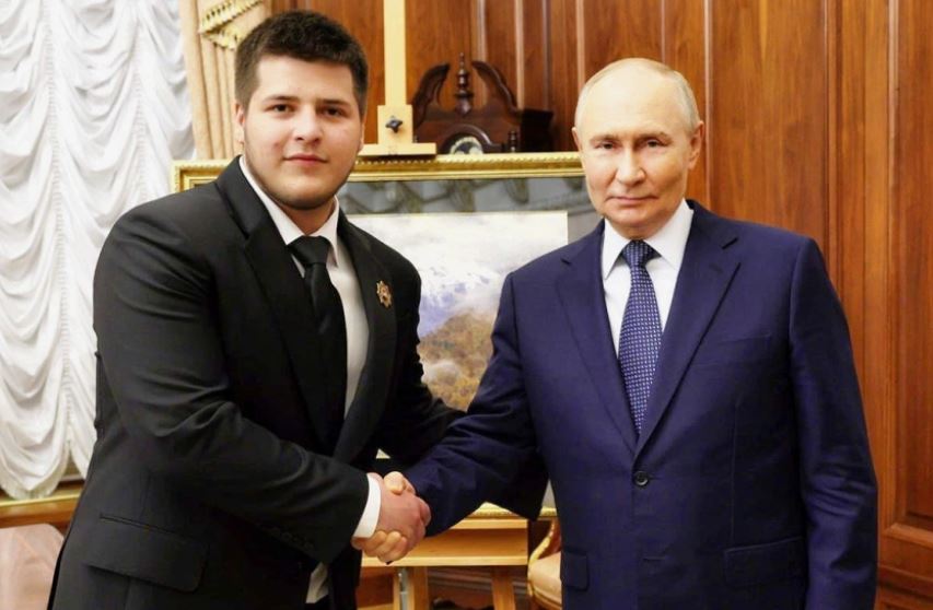 Адам Кадыров и Владимир Путин. Фото: RKadyrov_95 / Telegram