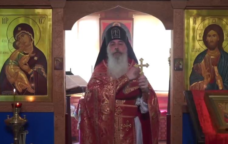 Кадр из видео в телеграм-канале «Проповеди схиигумена Гавриила»