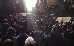 Сирийские демонстранты. Фото пользователей Twitter Сирийские демонстранты. Фото пользователей Twitter