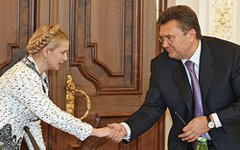 Юлия Тимошенко и Виктор Янукович Юлия Тимошенко и Виктор Янукович