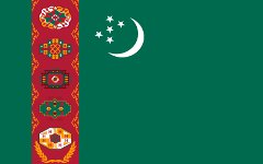 Флаг Туркмении Флаг Туркмении